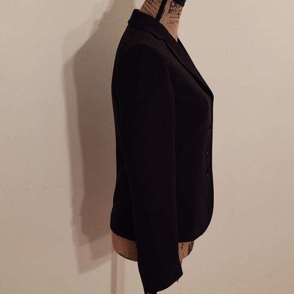 Casual Corner | Women Petites Black Jacket | Sz 2 - Picture 4 of 9